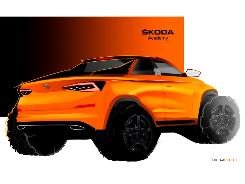 Příkladný projekt pokračuje: žáci staví pickup